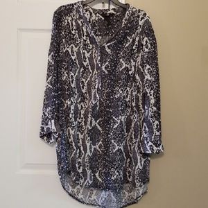 H&M Snakeprint Blouse